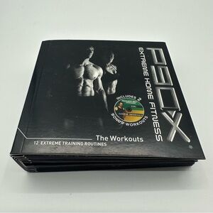 P90X Extreme Home Fitness DVD Set - Black (JJ)